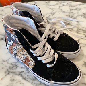 High Top Vans Breast Cancer Awareness Size 7